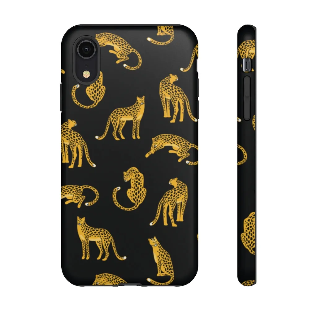 Black Leopards Tough Phone Case