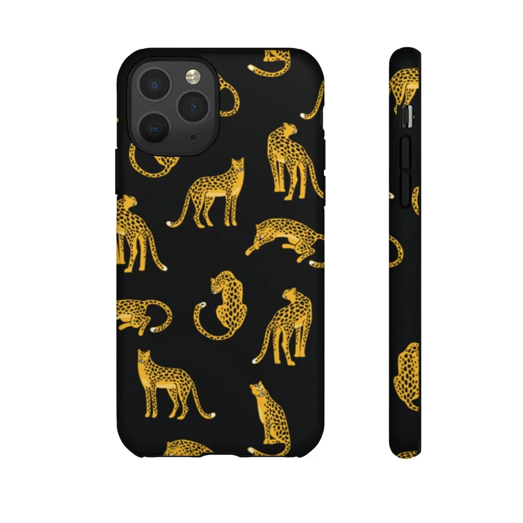 Black Leopards Tough Phone Case