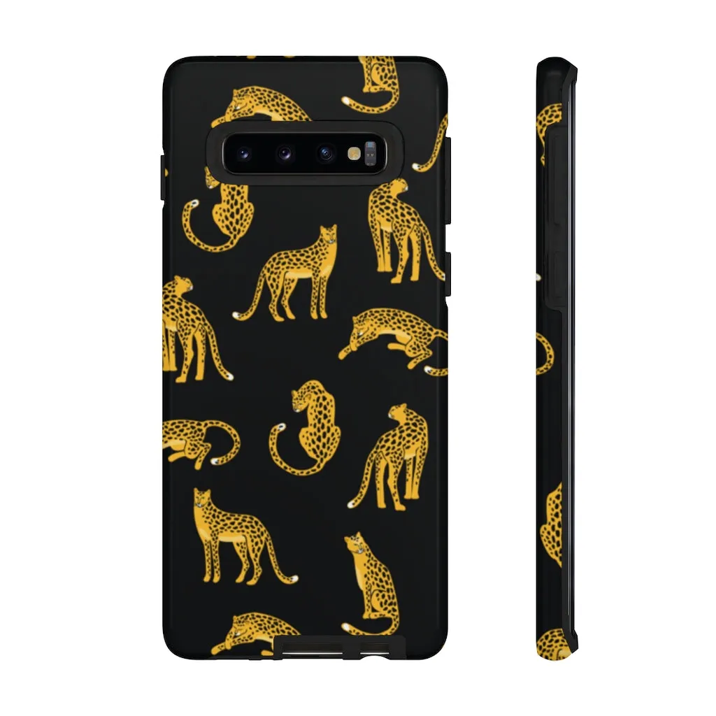 Black Leopards Tough Phone Case