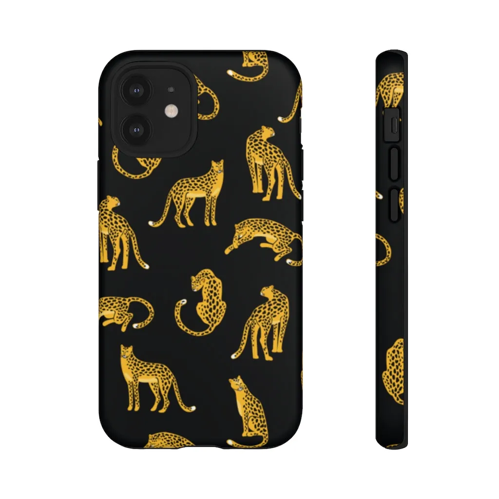 Black Leopards Tough Phone Case