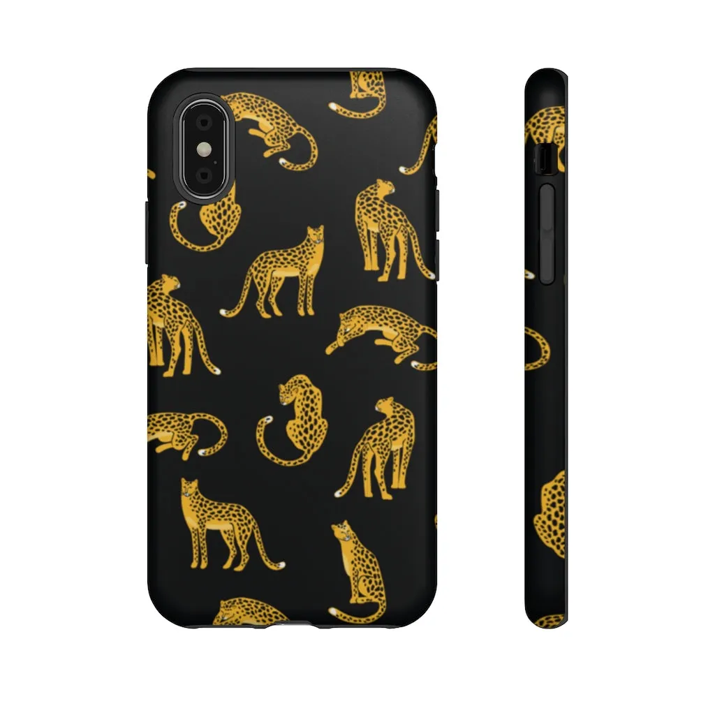 Black Leopards Tough Phone Case