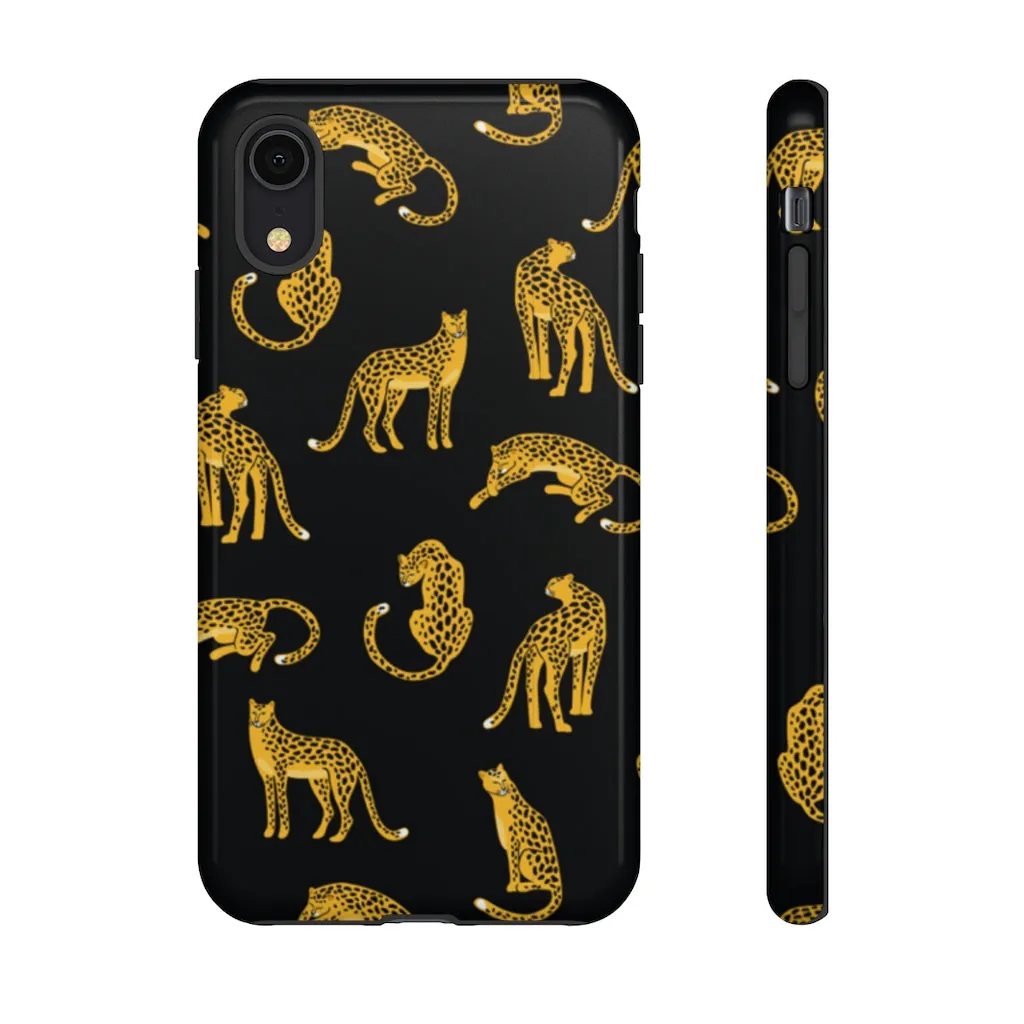 Black Leopards Tough Phone Case