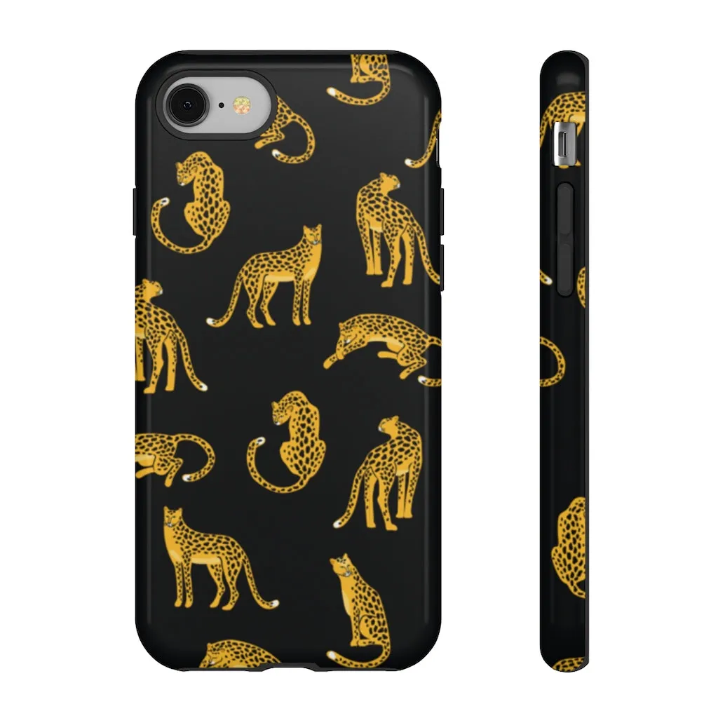 Black Leopards Tough Phone Case