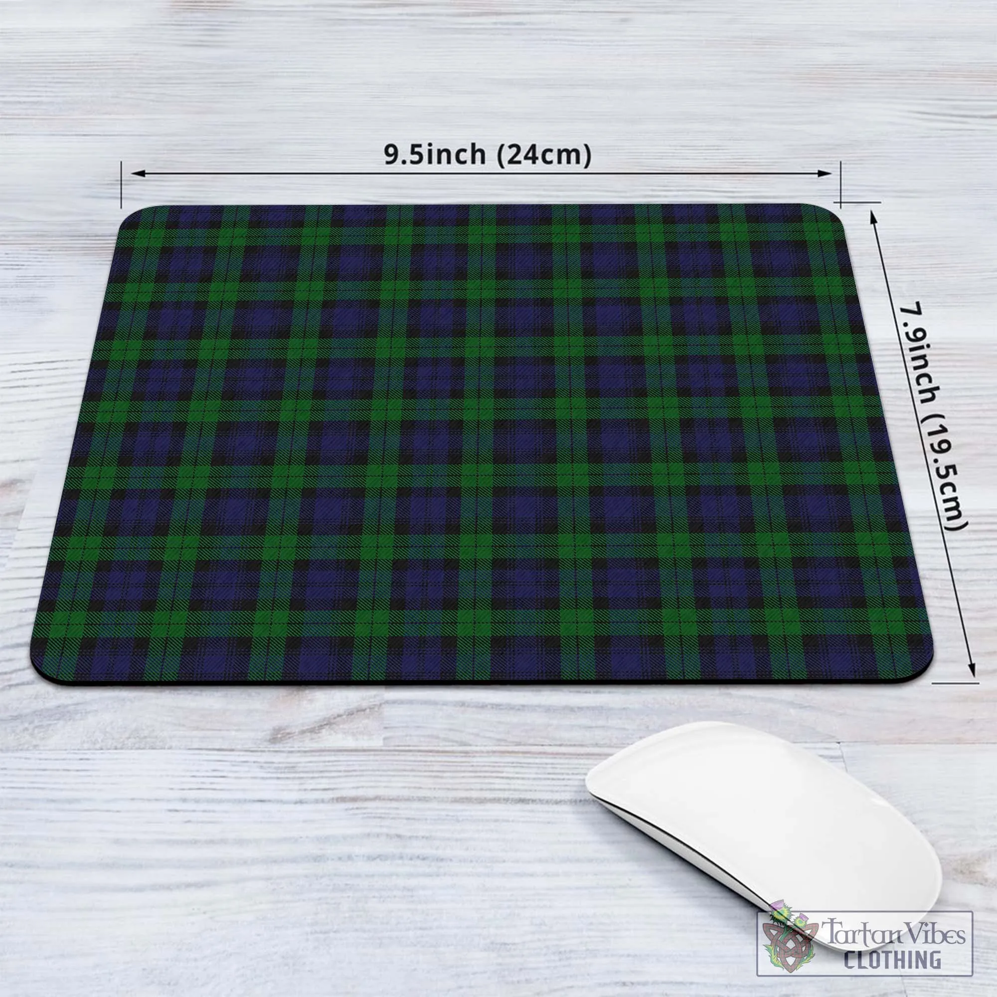 Black Watch Tartan Mouse Pad