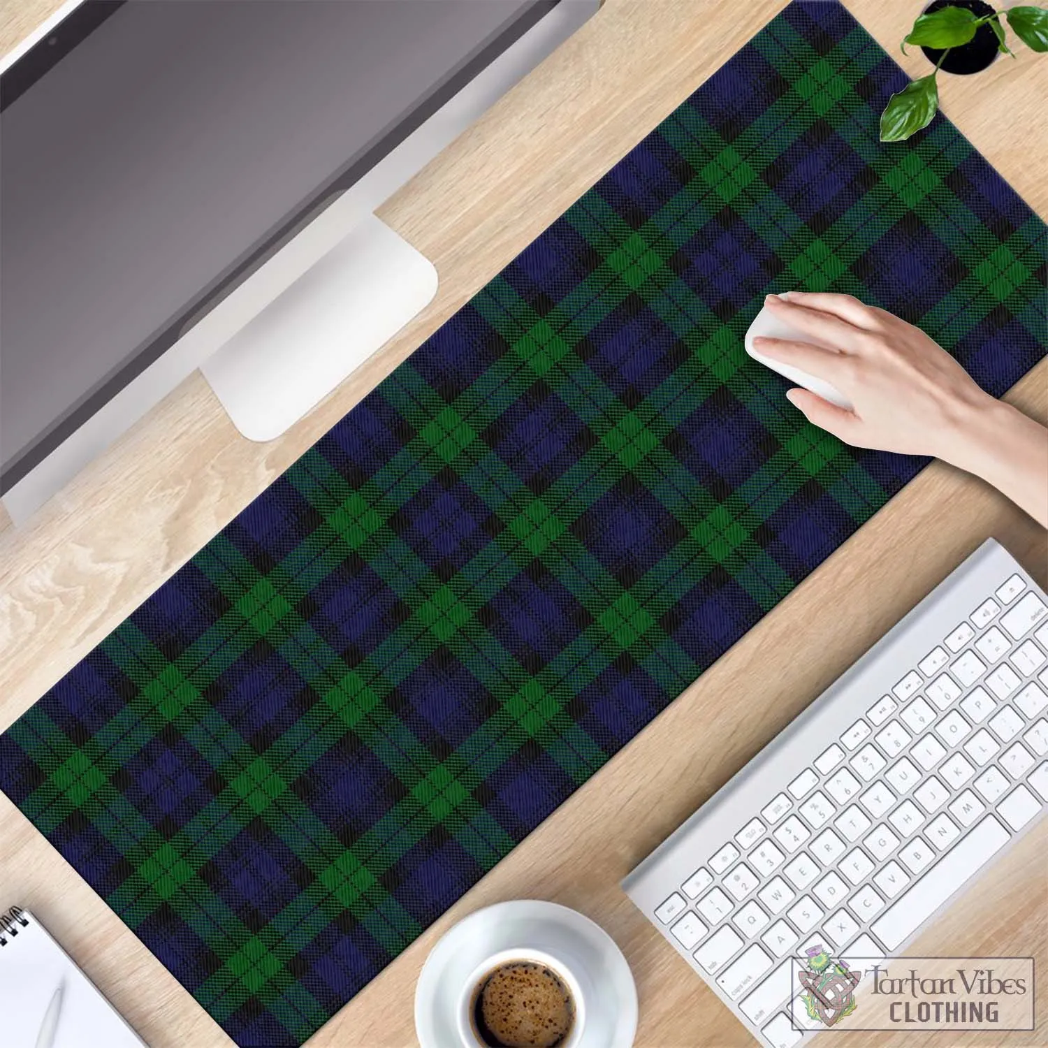 Black Watch Tartan Mouse Pad