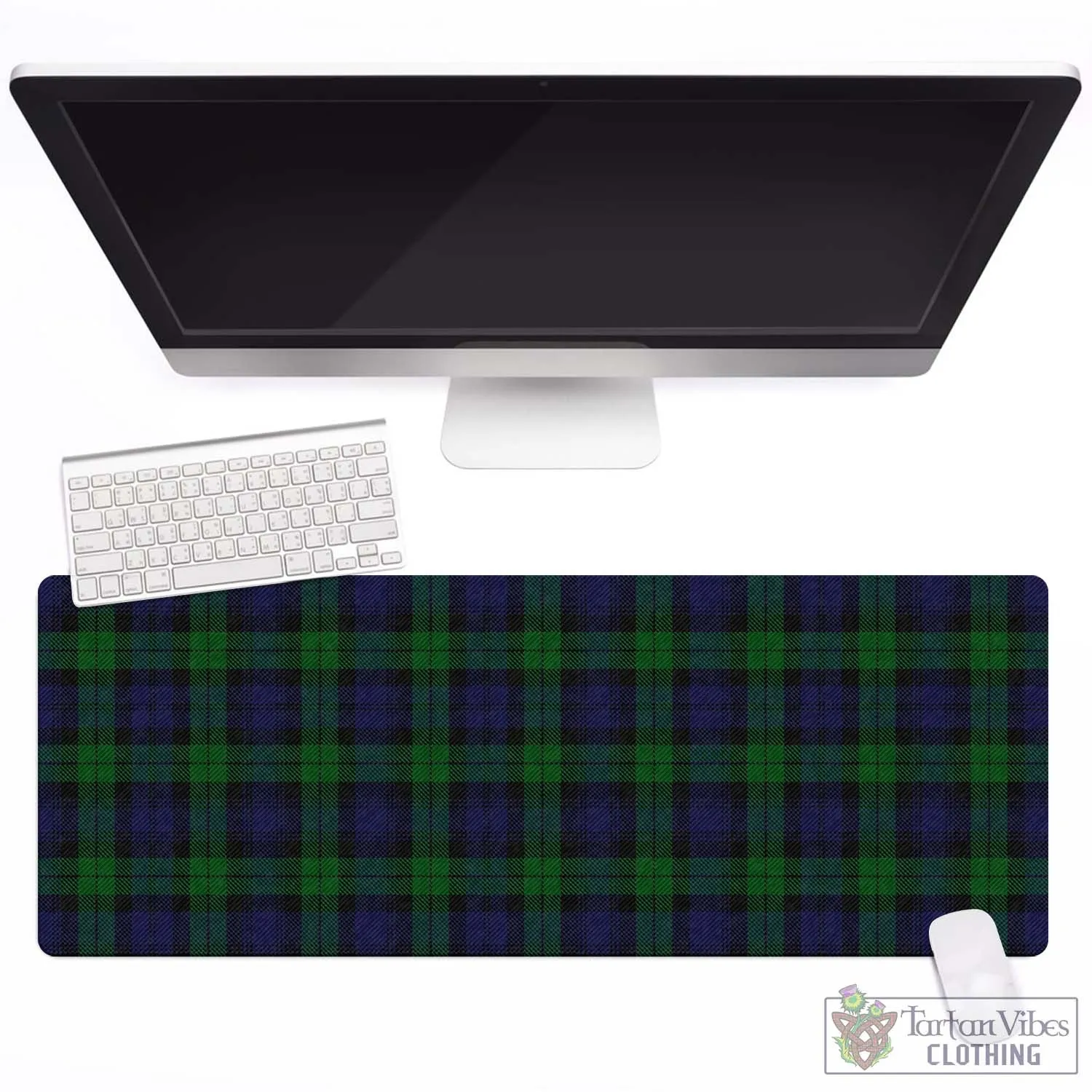 Black Watch Tartan Mouse Pad