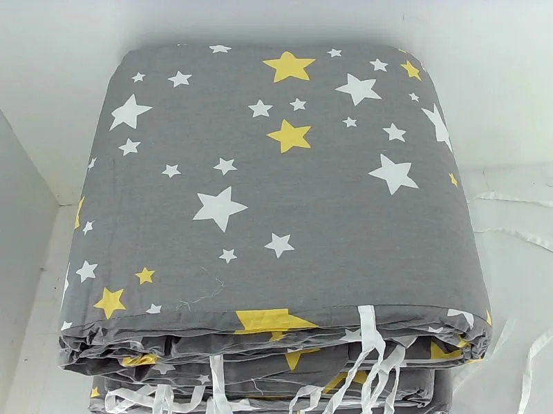 Breathable Baby Crib Bumper with Star Design