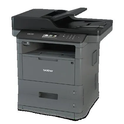 Brother DCP Monochrome Laser Multi-function Printer, 256MB Memory, Ethernet, Color Touchscreen Display - DCP-L5600DN