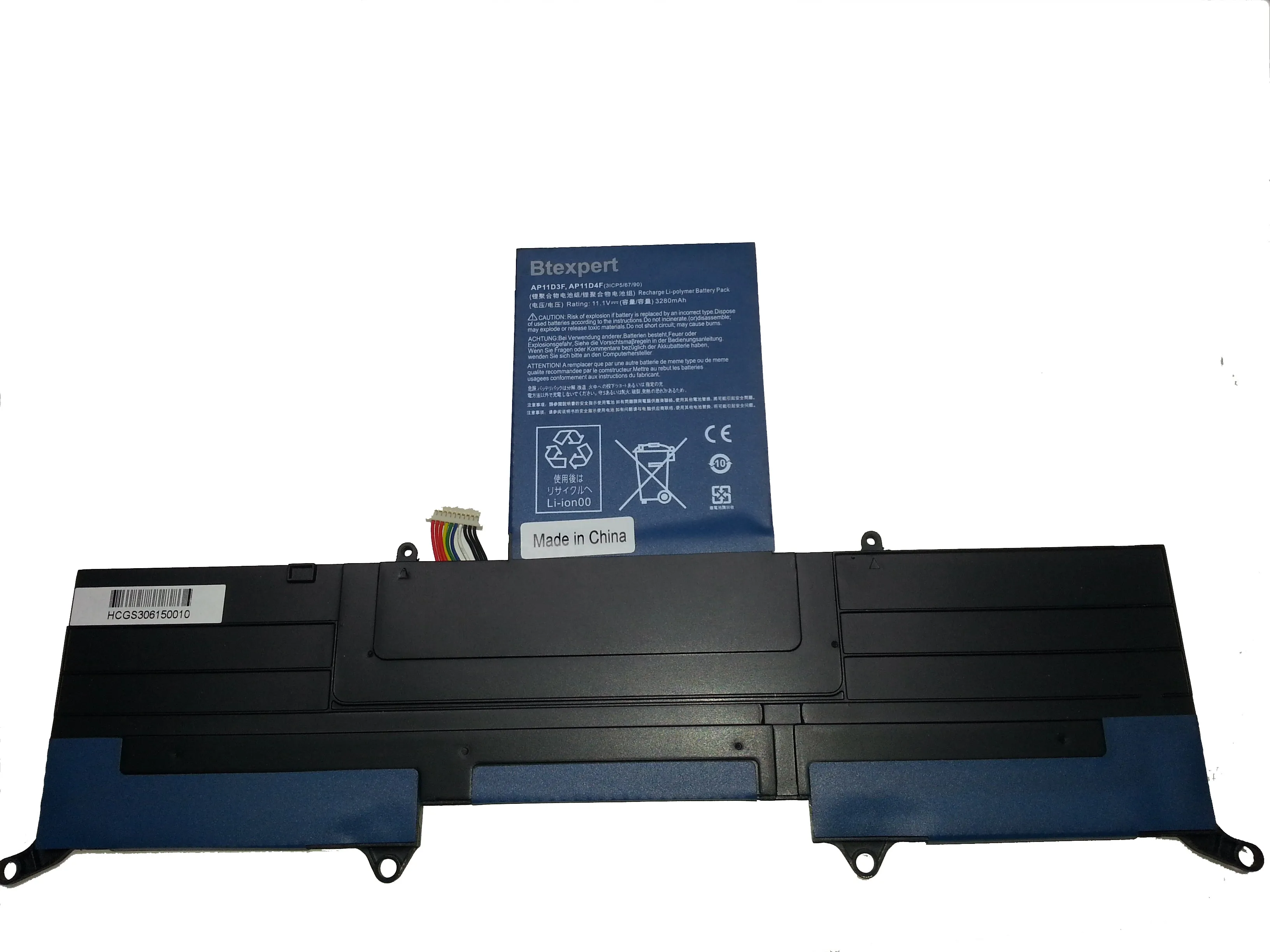 BTExpert?« Laptop Battery for Acer Aspire S3-951-6464 S3-951-6601 S3-951-6616 S3-951-6629 S3-951-6646 S3-951-6665-MX 3000mah