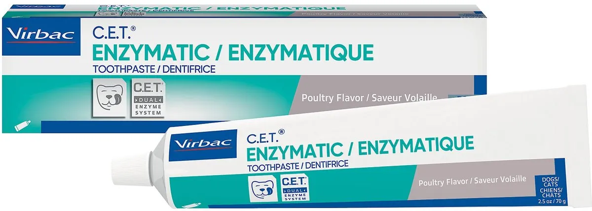 CET Enzymatic Toothpaste 2.5 oz. Poultry-Flavored