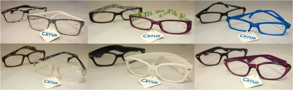 cirrus value reading glasses open stock Case of 300