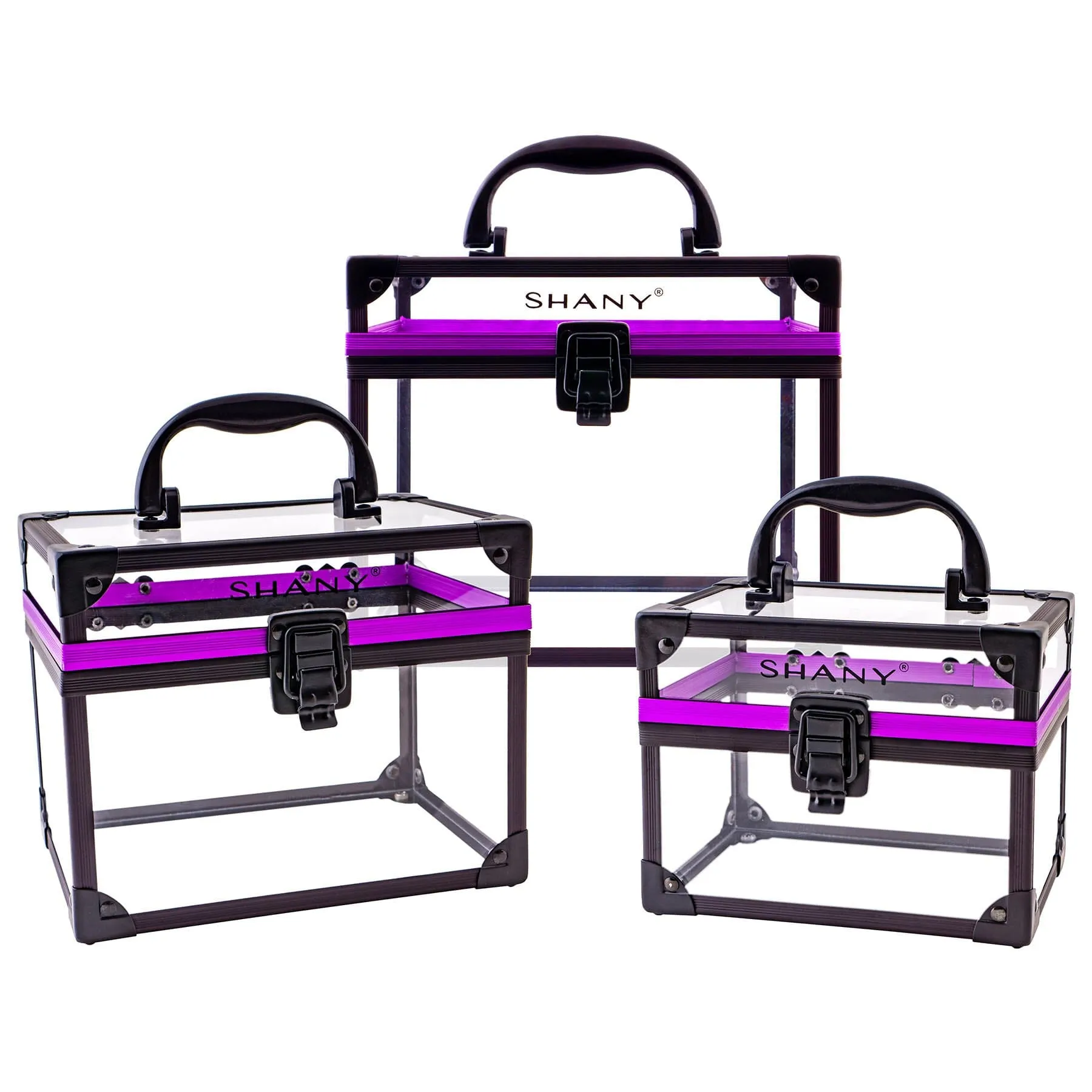 Clear Cosmetics and Toiletry Train Case