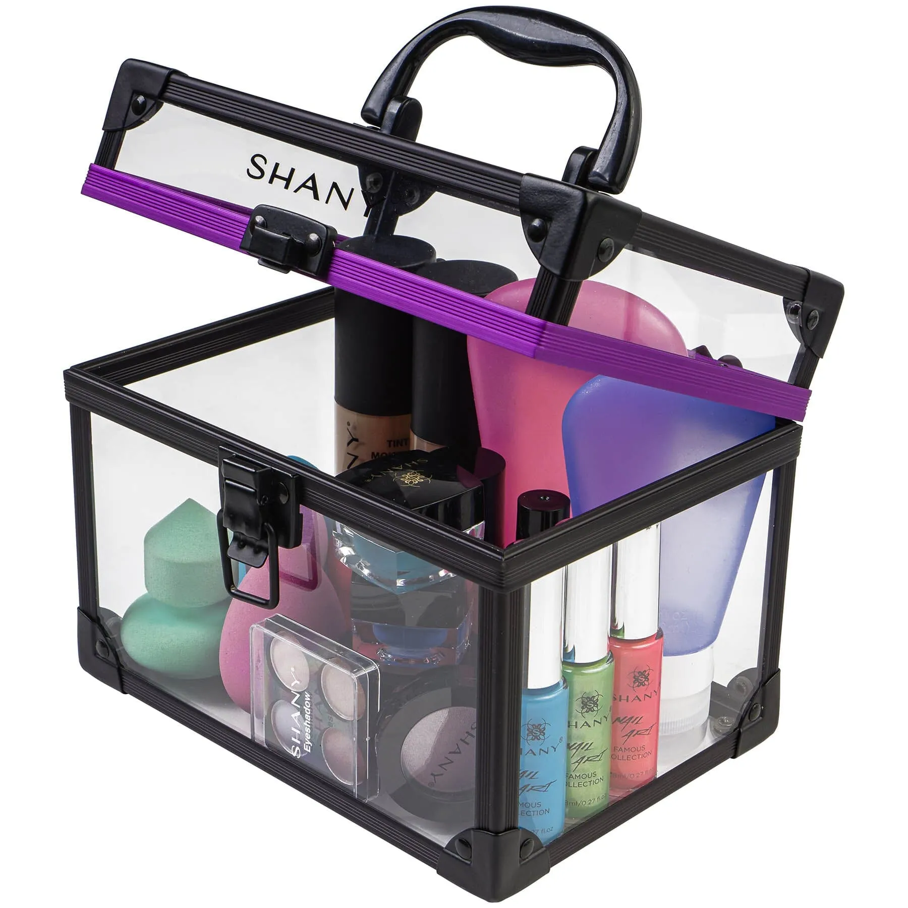 Clear Cosmetics and Toiletry Train Case