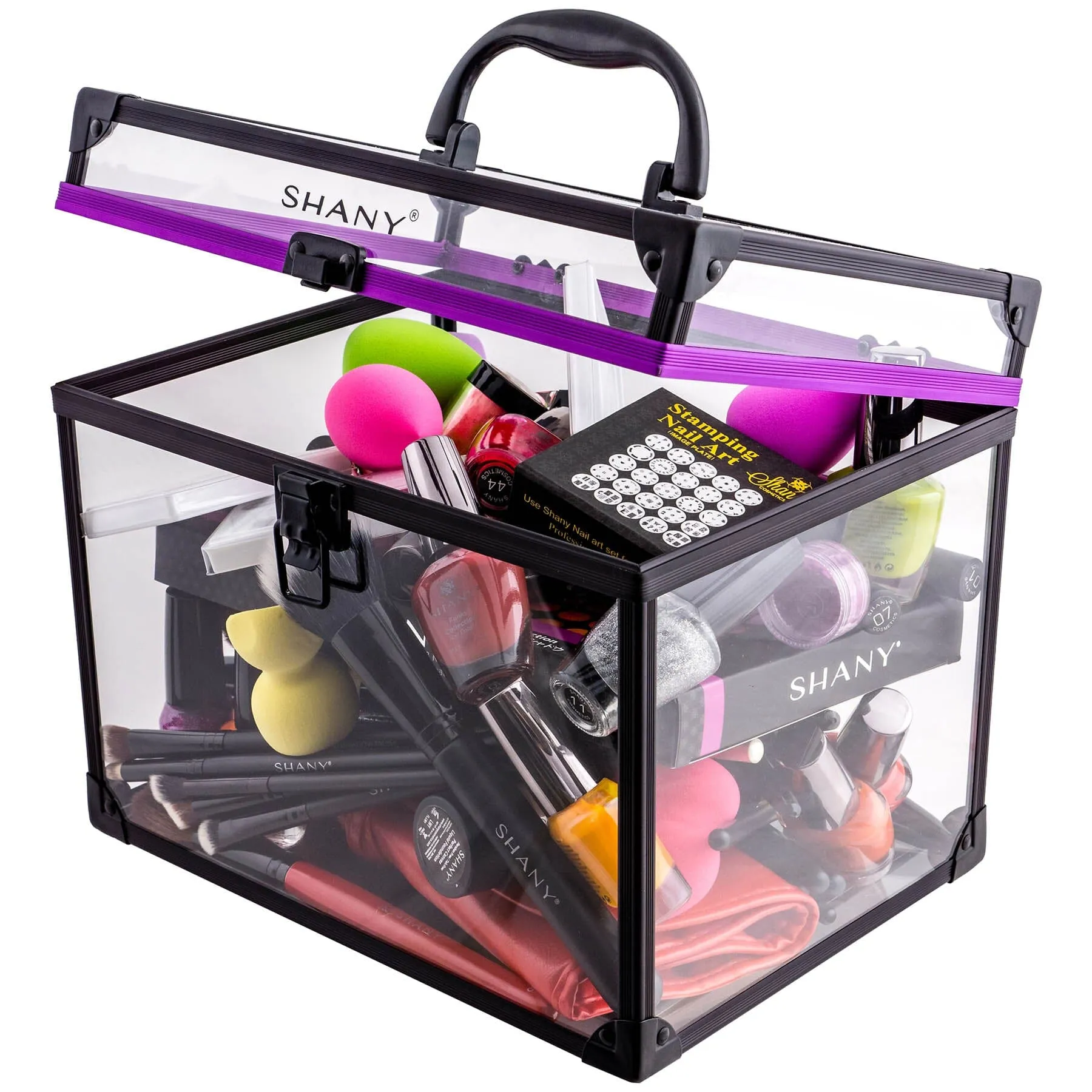 Clear Cosmetics and Toiletry Train Case