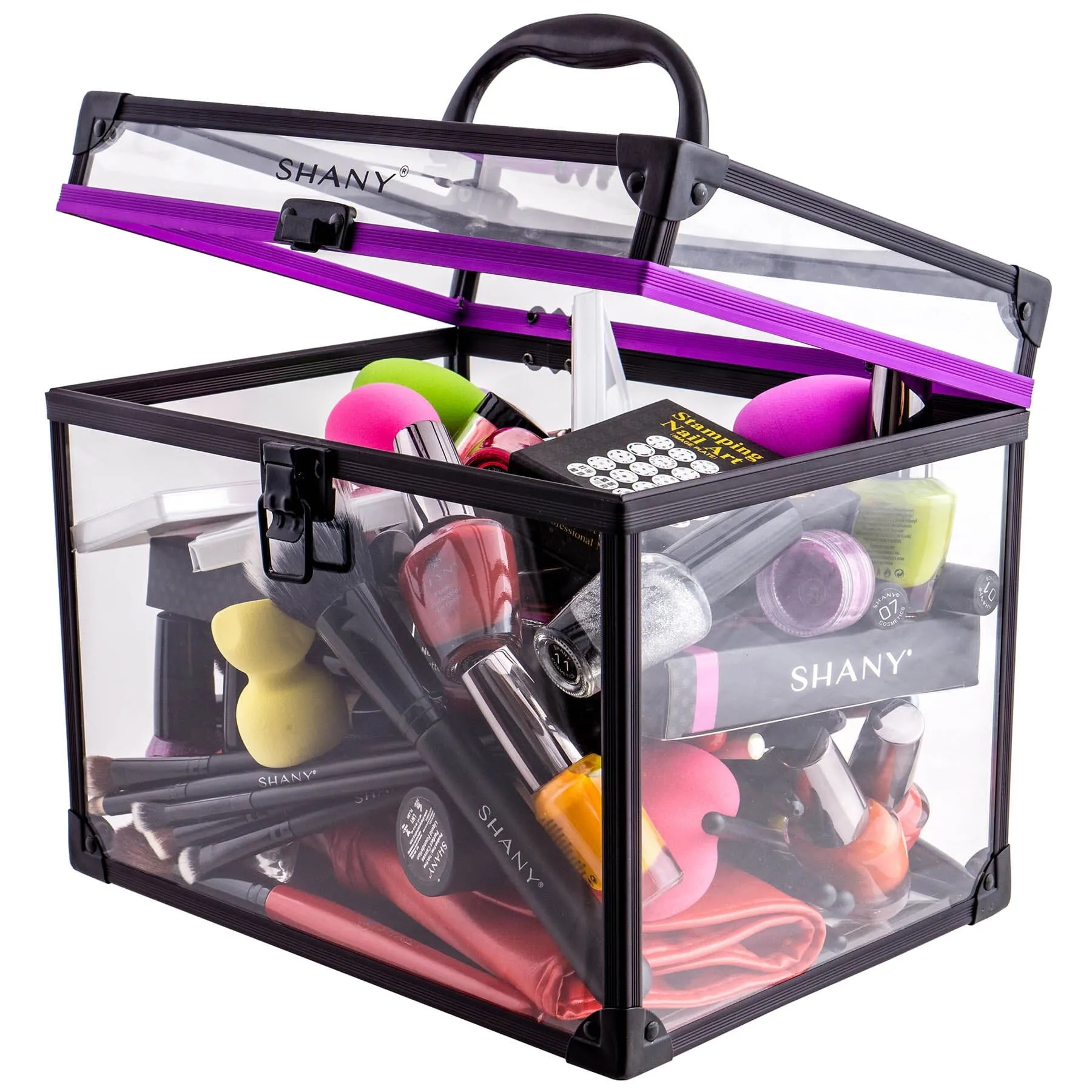 Clear Cosmetics and Toiletry Train Case