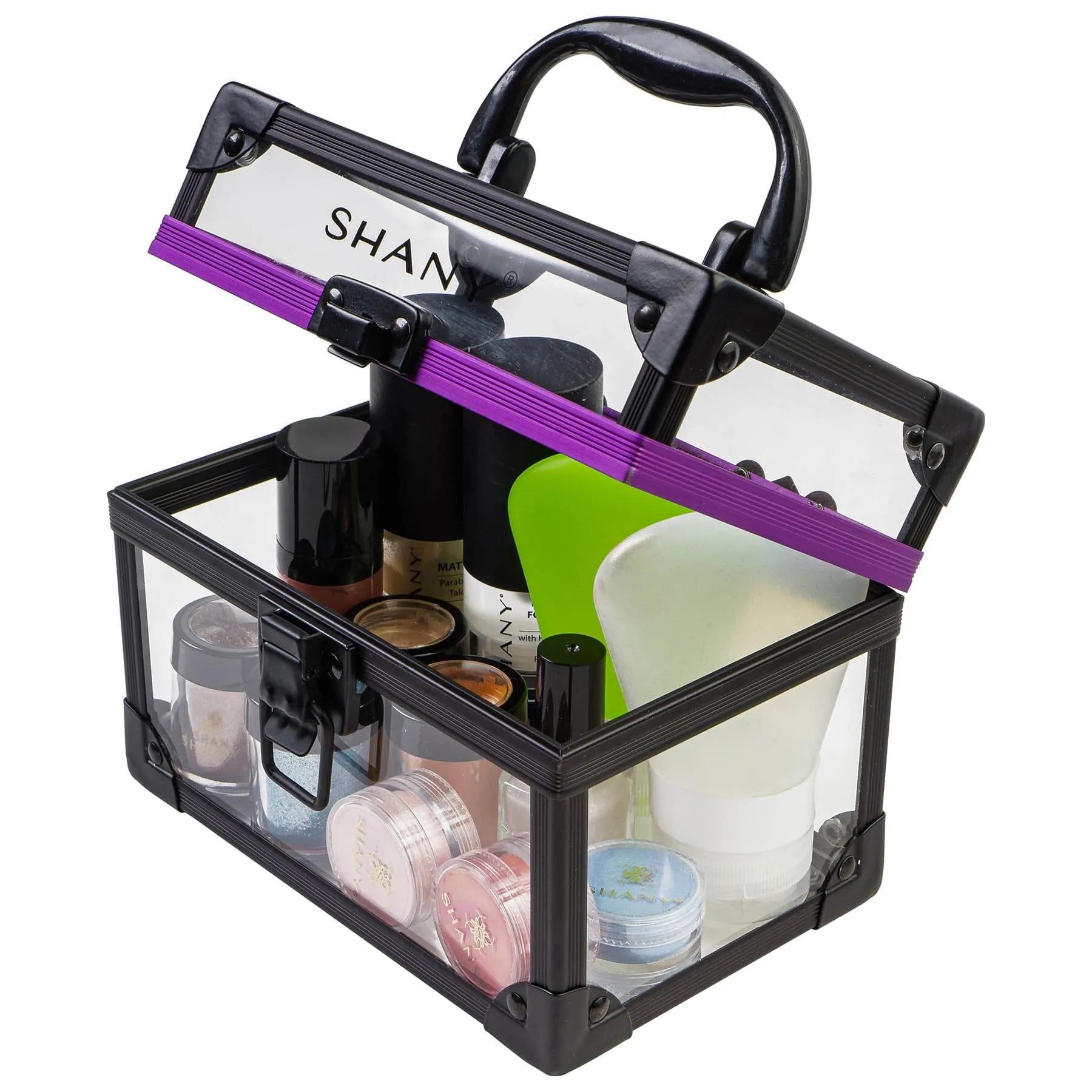 Clear Cosmetics and Toiletry Train Case