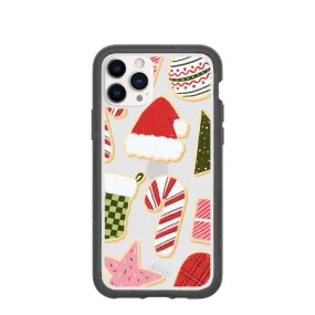 Clear Festive Cookies iPhone 11 Pro Case With Black Ridge