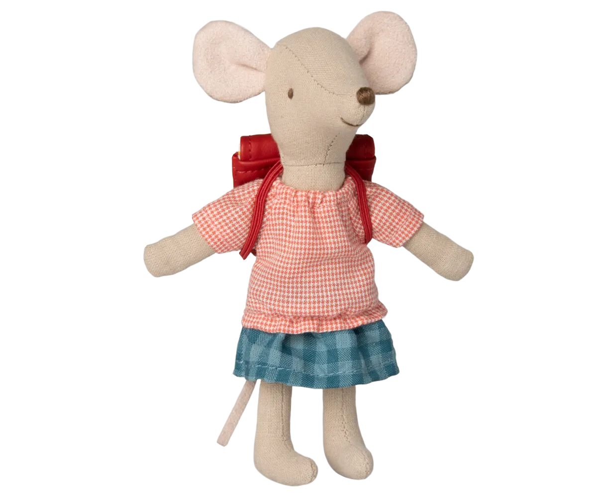 Clothes and bag, Big sister mouse - Red