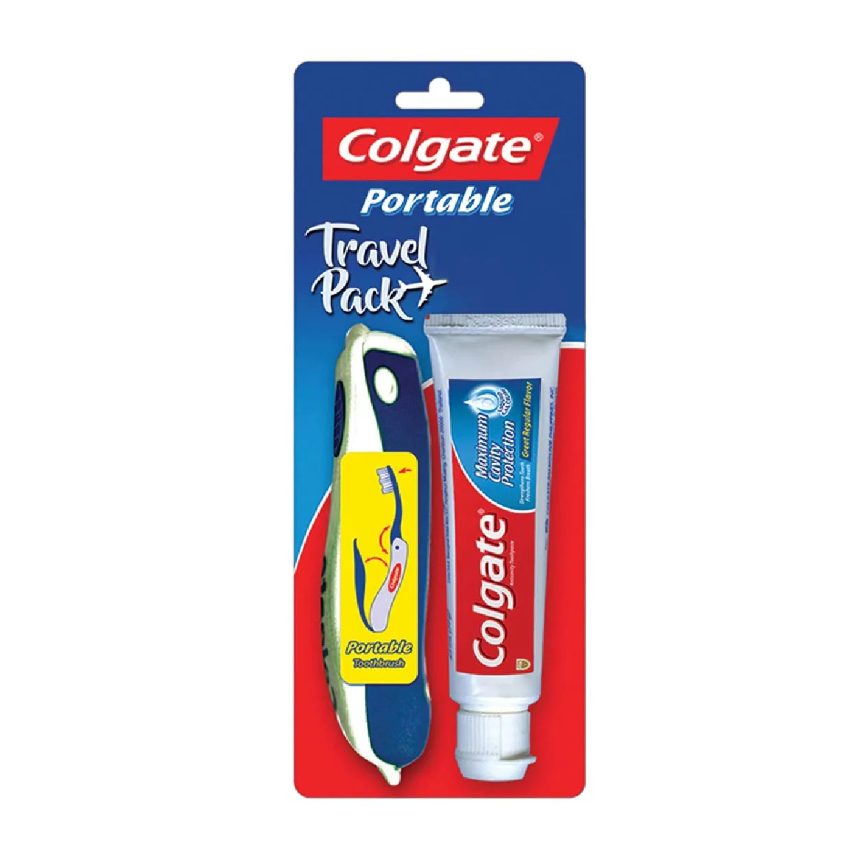 Colgate Toothbrush Portable 1pc with Toothpaste 25ml Travel Pack