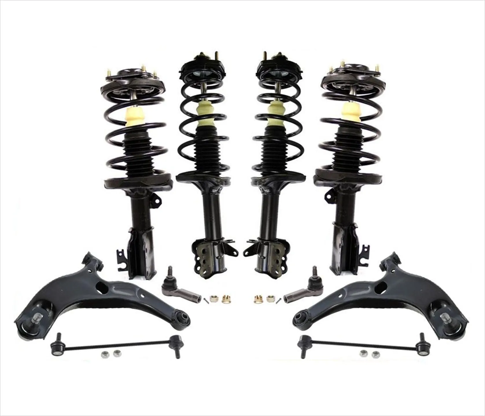 Complete Spring Struts   Control Arms   Chassis Kit for 02-03 Mazda Protege5