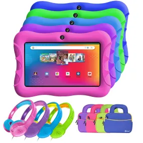 Contixo V9-2 7" Kids Tablet, Headphones, & Tablet Bag Bundle