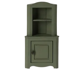 Corner Cabinet, Mouse- Dark Green