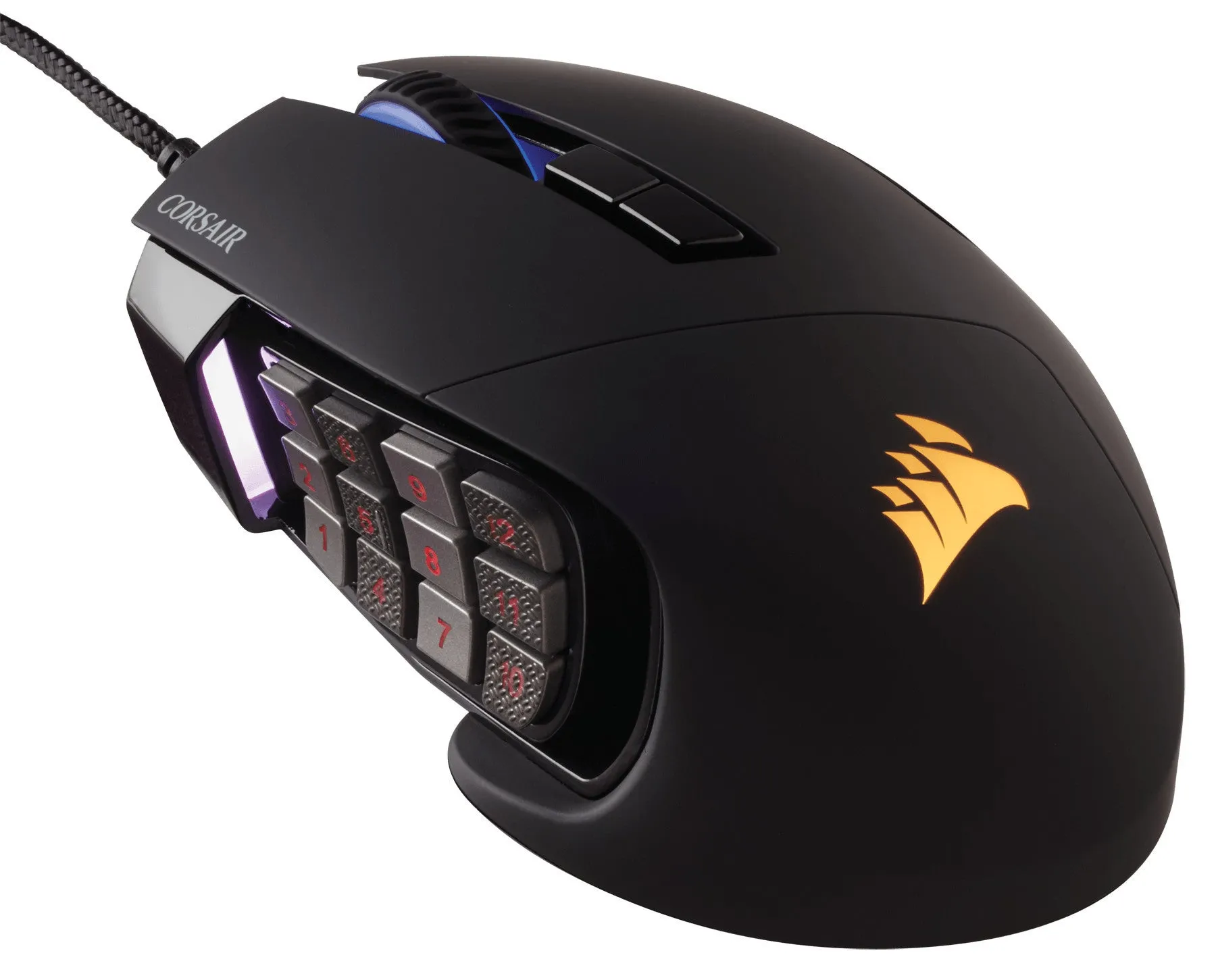 Corsair Scimitar Pro RGB Optical MOBA/MMO Gaming Mouse Black