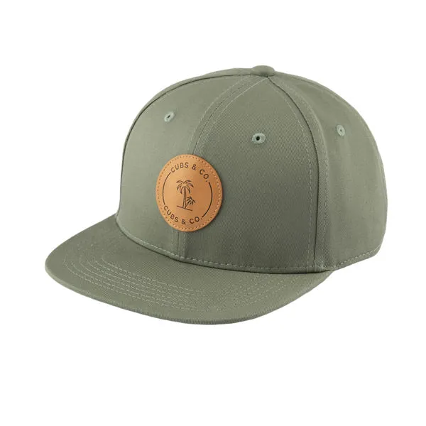 Cubs & Co. Signature Snapback Hat - Khaki