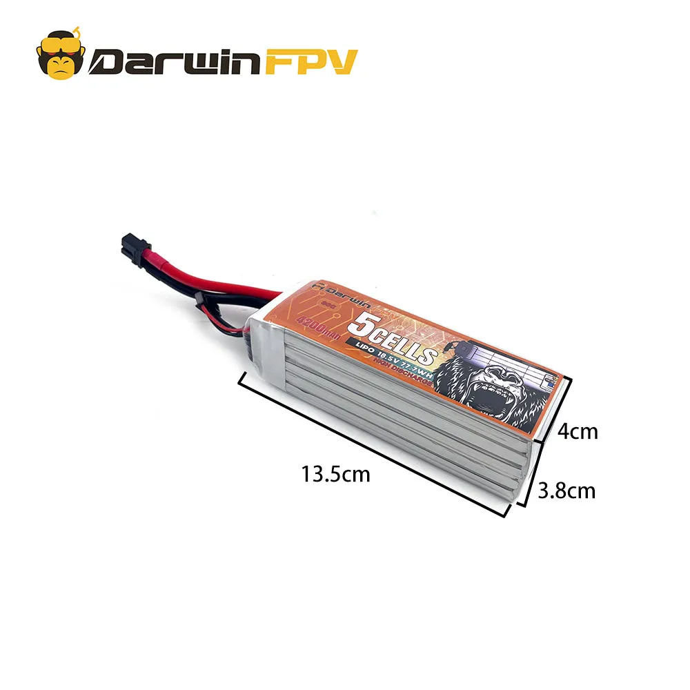 DarwinFPV 5S 4200mAh  18.5V 60C Lipo Battery