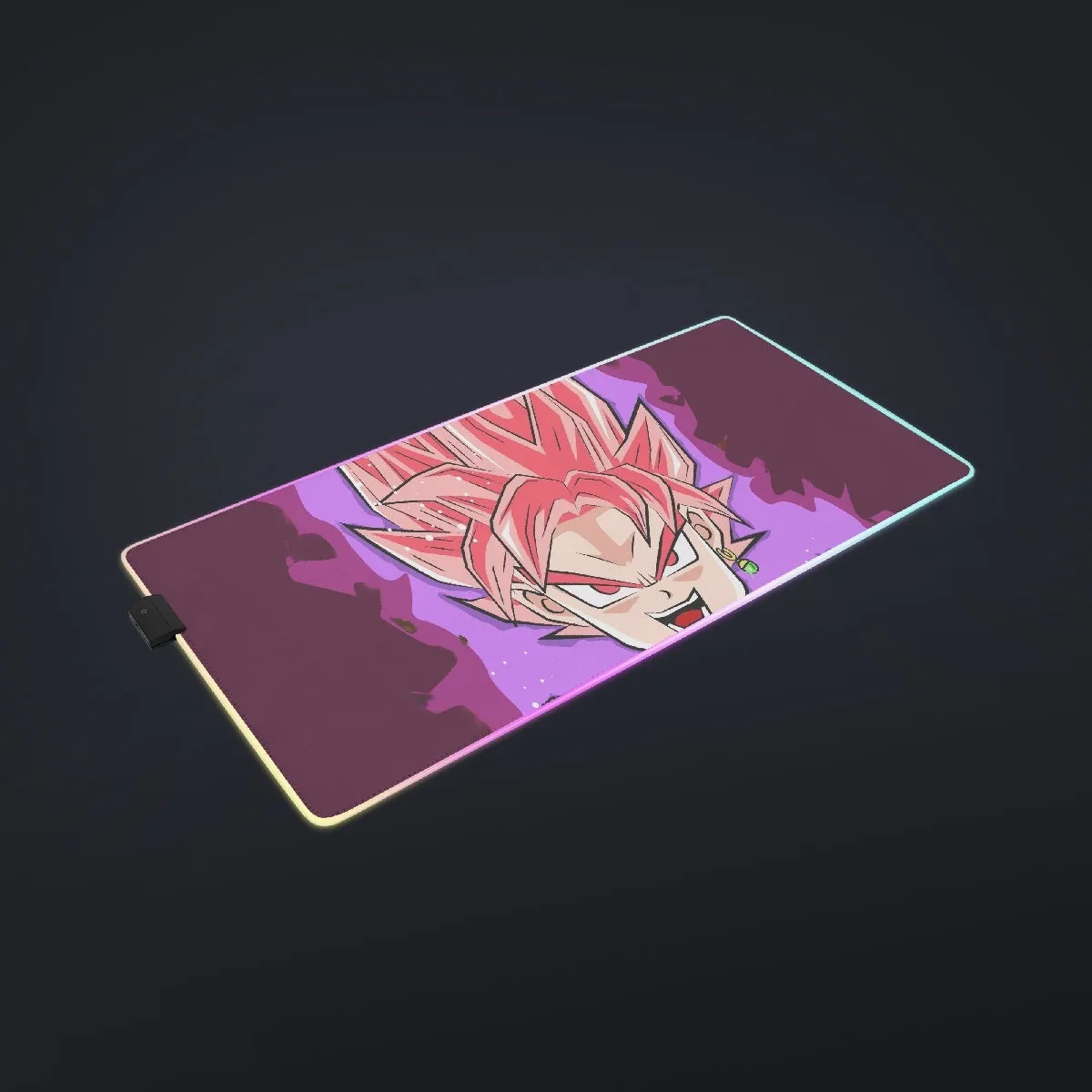 DBZ Goku Black Zamasu Rose Super Saiyan Cute Chibi Design cool LED  Mouse Pad