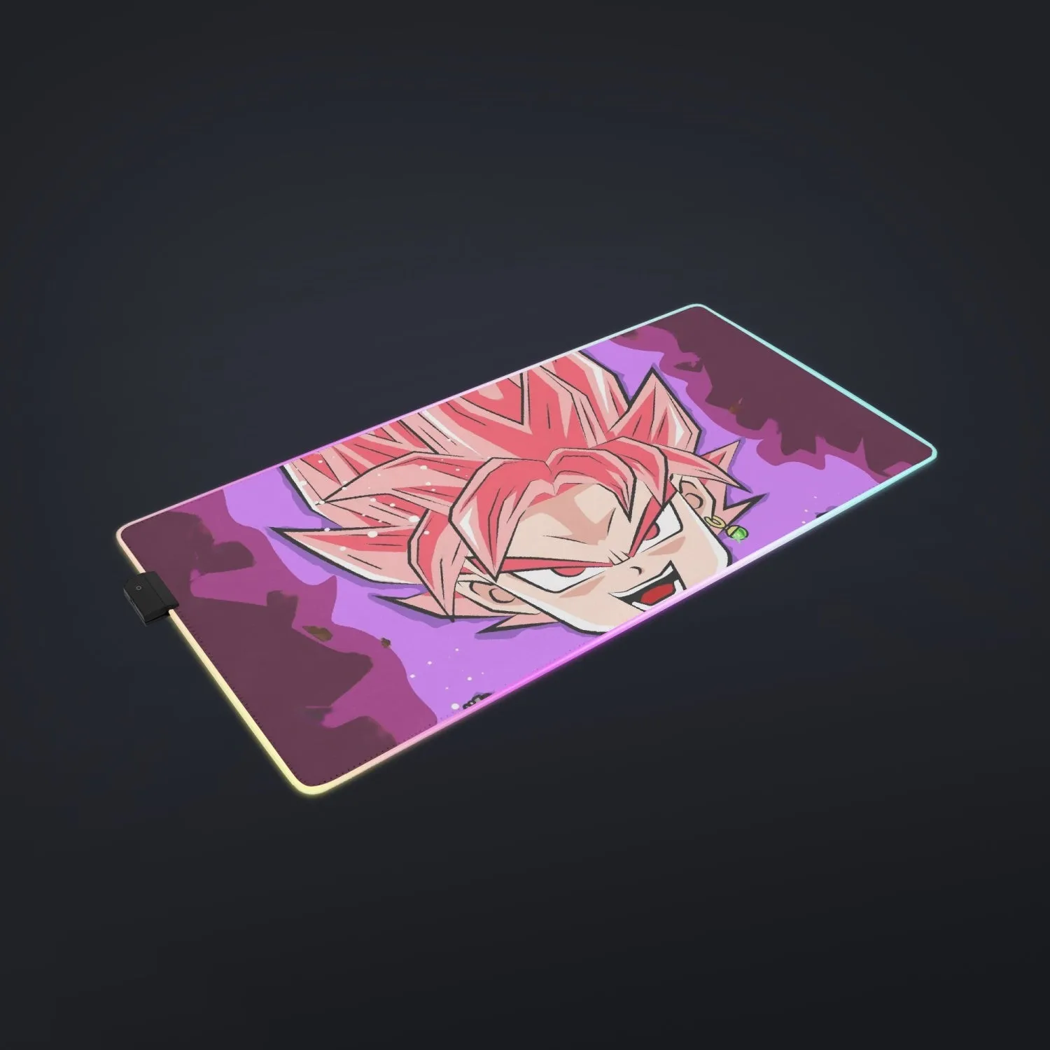 DBZ Goku Black Zamasu Rose Super Saiyan Cute Chibi Design cool LED  Mouse Pad