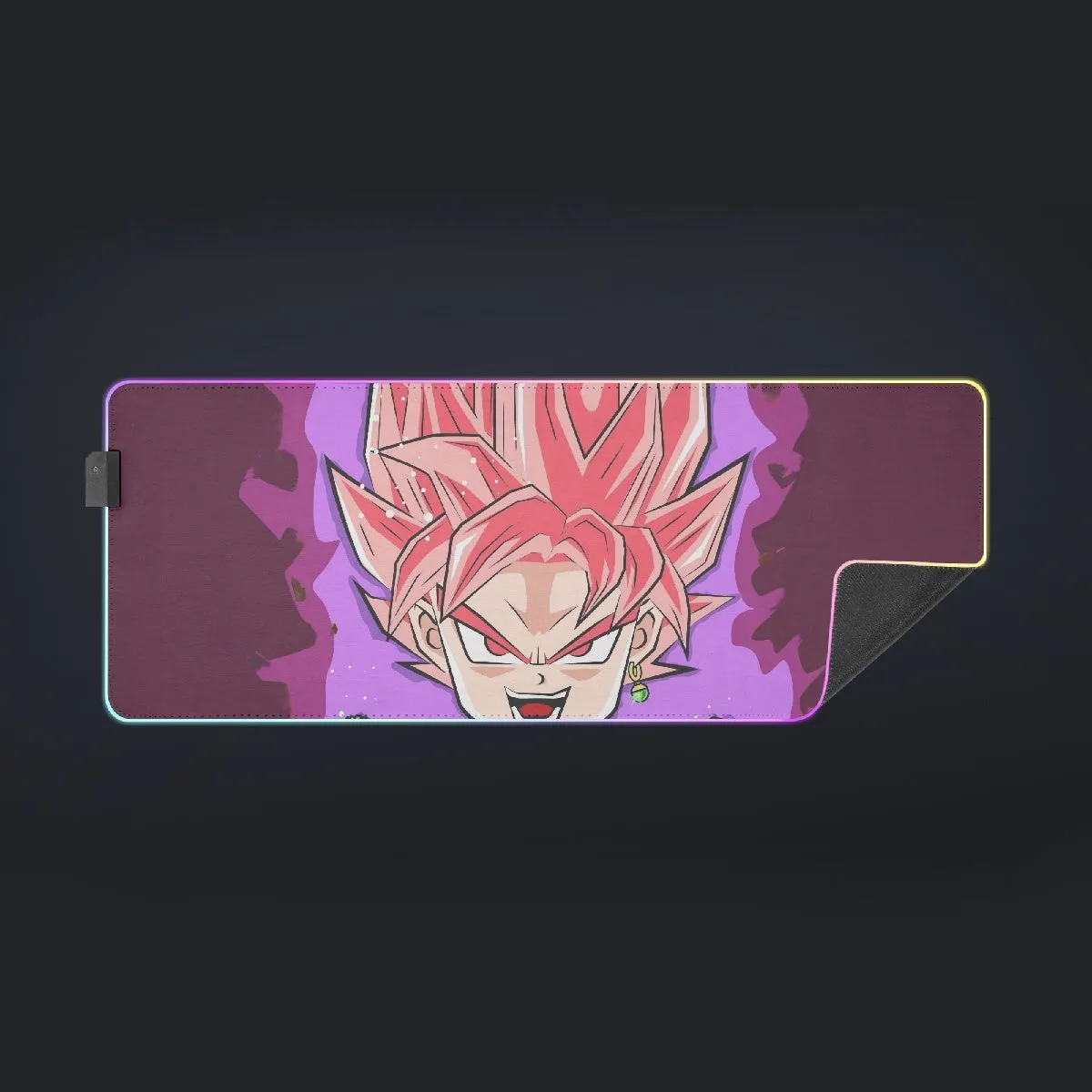 DBZ Goku Black Zamasu Rose Super Saiyan Cute Chibi Design cool LED  Mouse Pad