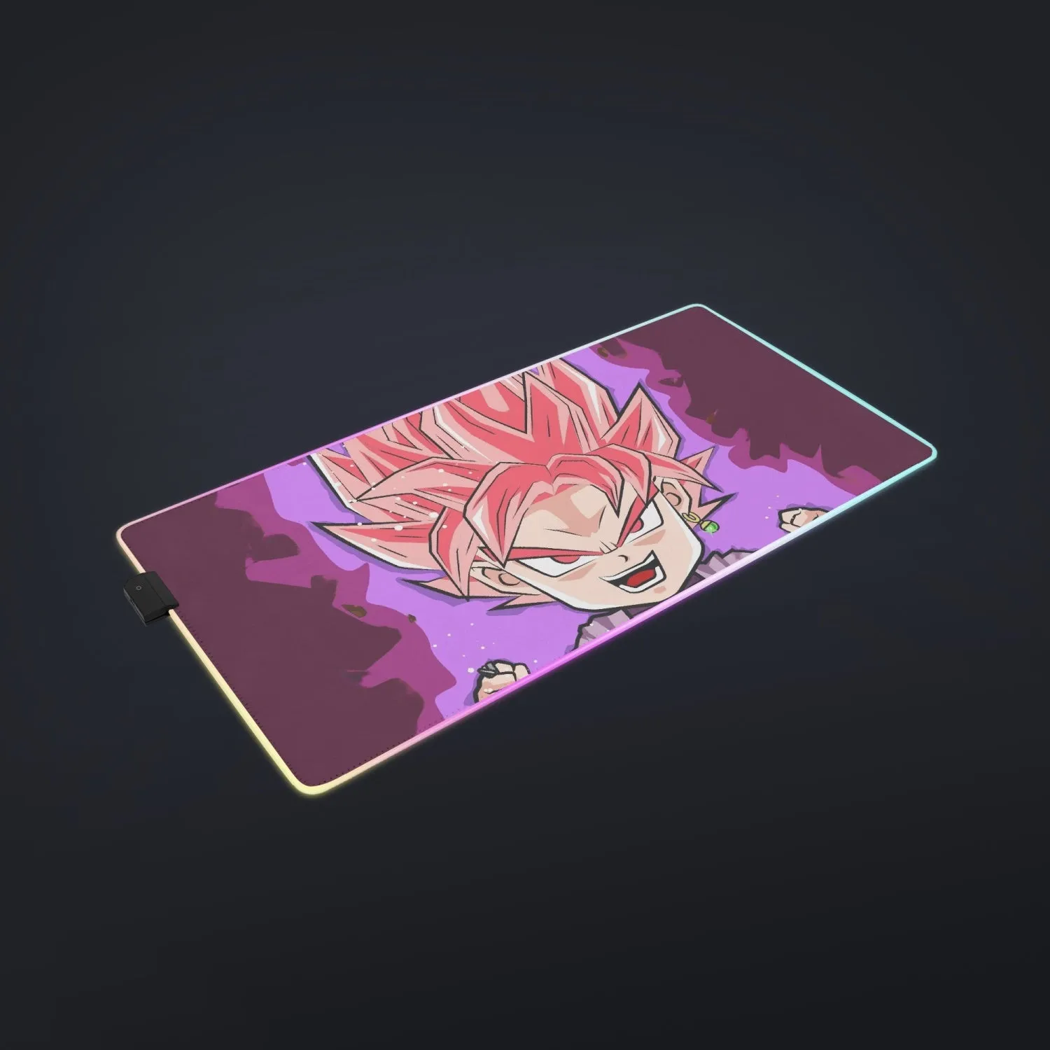 DBZ Goku Black Zamasu Rose Super Saiyan Cute Chibi Design cool LED  Mouse Pad