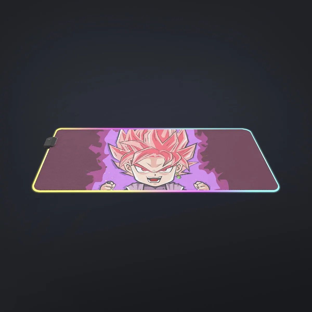 DBZ Goku Black Zamasu Rose Super Saiyan Cute Chibi Design cool LED  Mouse Pad