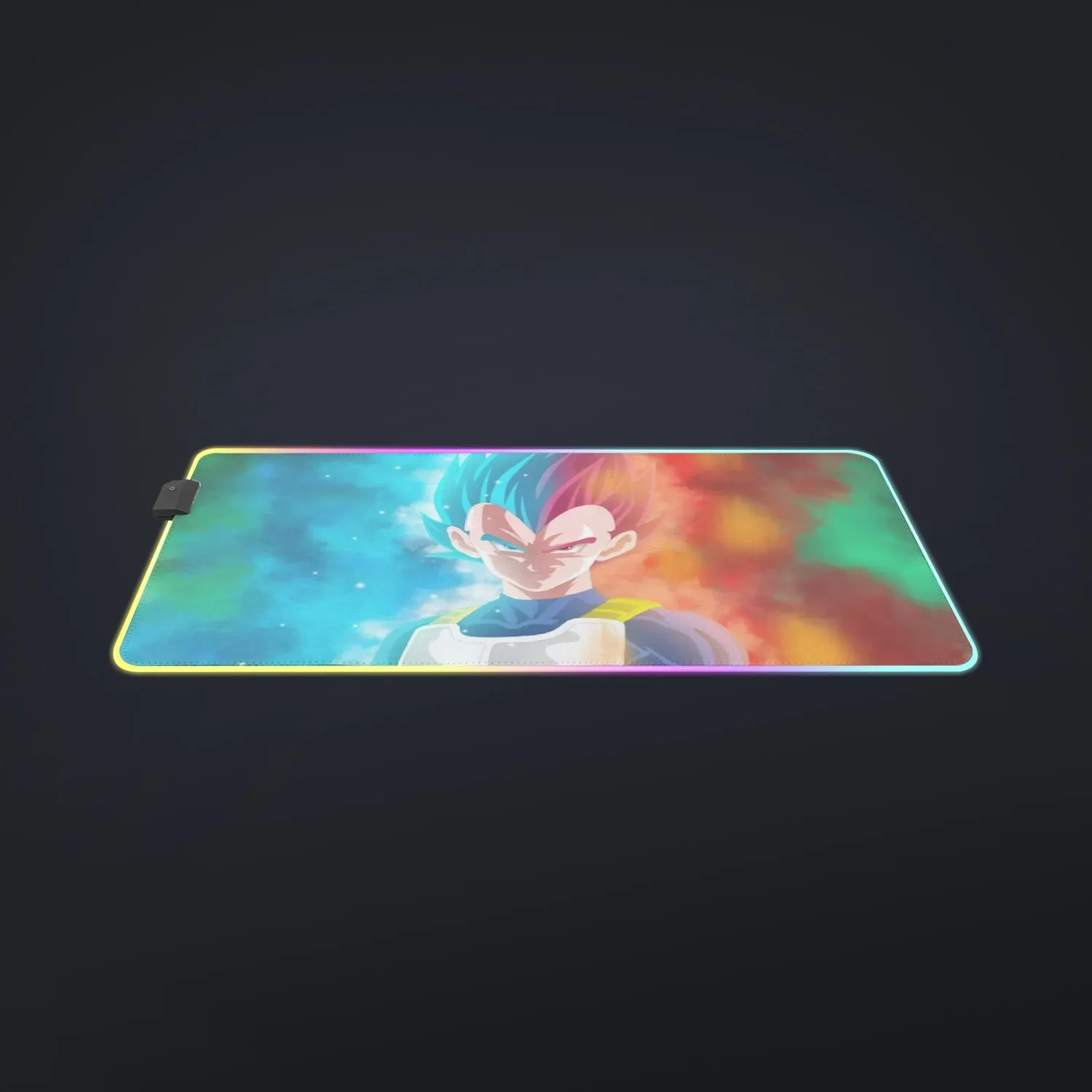 DBZ Vegeta Super Saiyan God Blue SSGSS Cool Portraits cool  LED Mouse Pad