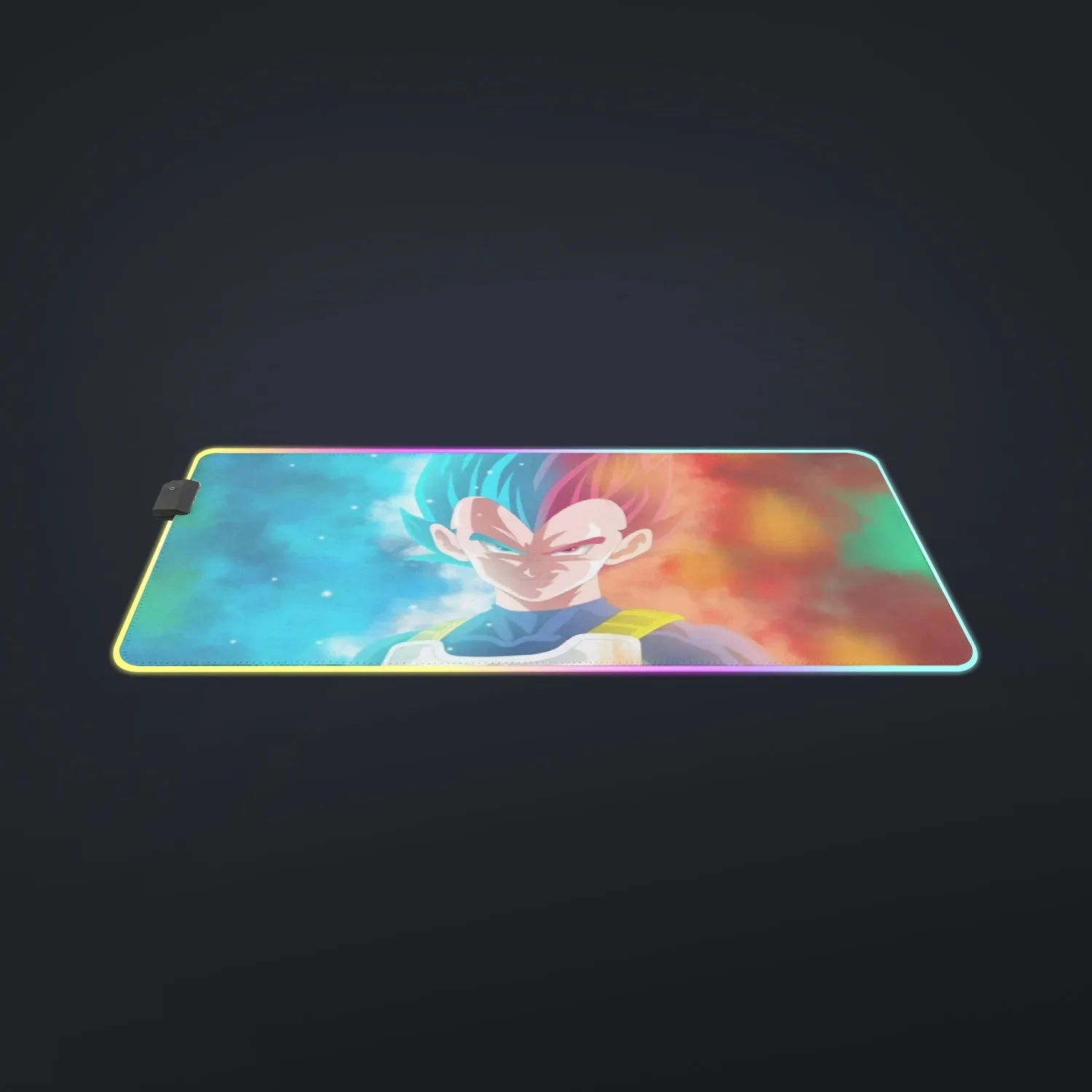 DBZ Vegeta Super Saiyan God Blue SSGSS Cool Portraits cool  LED Mouse Pad