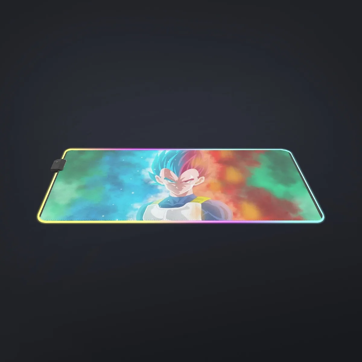 DBZ Vegeta Super Saiyan God Blue SSGSS Cool Portraits cool  LED Mouse Pad