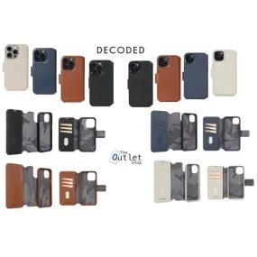 Decoded Detachable Leather Wallet Case For iPhone 15 / 15 Plus / 15 Pro / 15 Pro Max