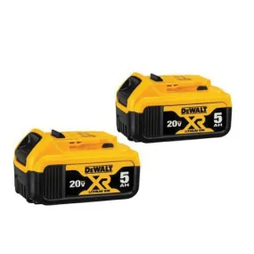 DeWALT DCB205-2 20V Max XR 5ah Battery (2-Pack)