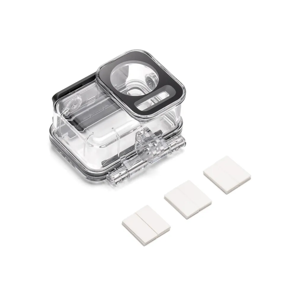 DJI Waterproof Protective Shell Case with Anti-Fog Inserts, Two-Prong Bottom Mount, IP68 Water and Dust Resistant and 197ft Max Underwater Resistance