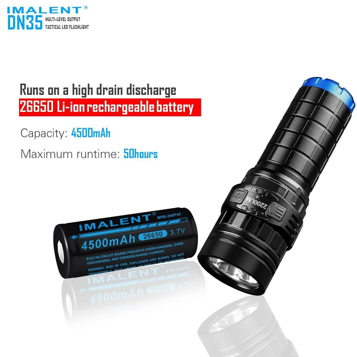 DN35 LED Flashlight