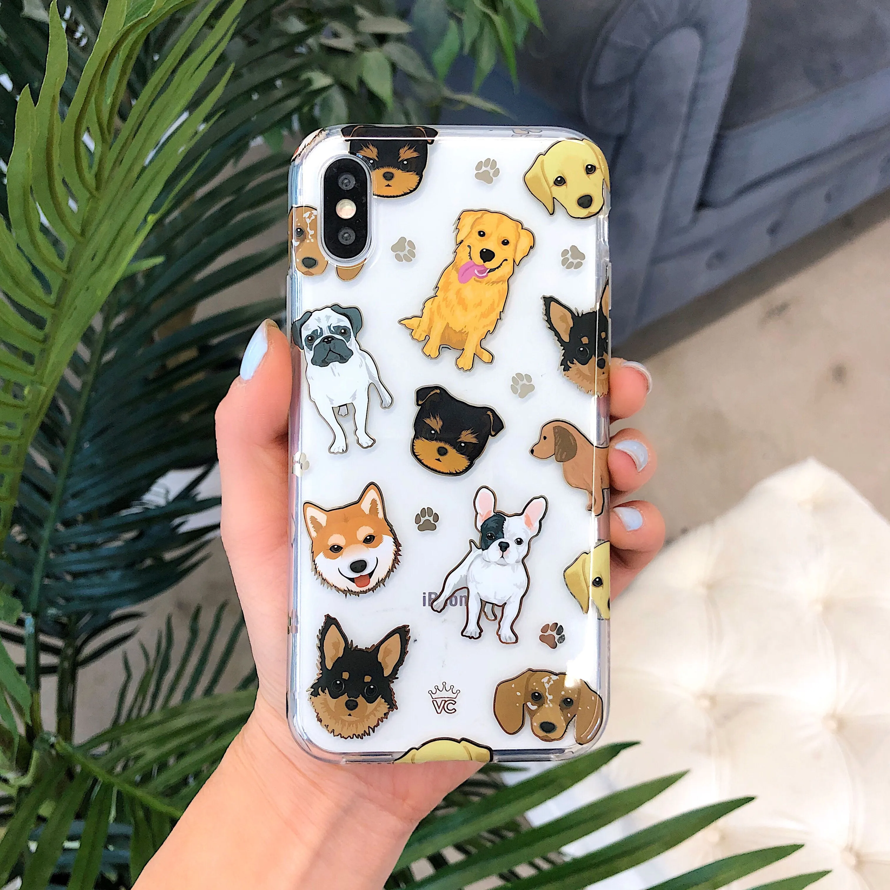 Dog Clear iPhone Case