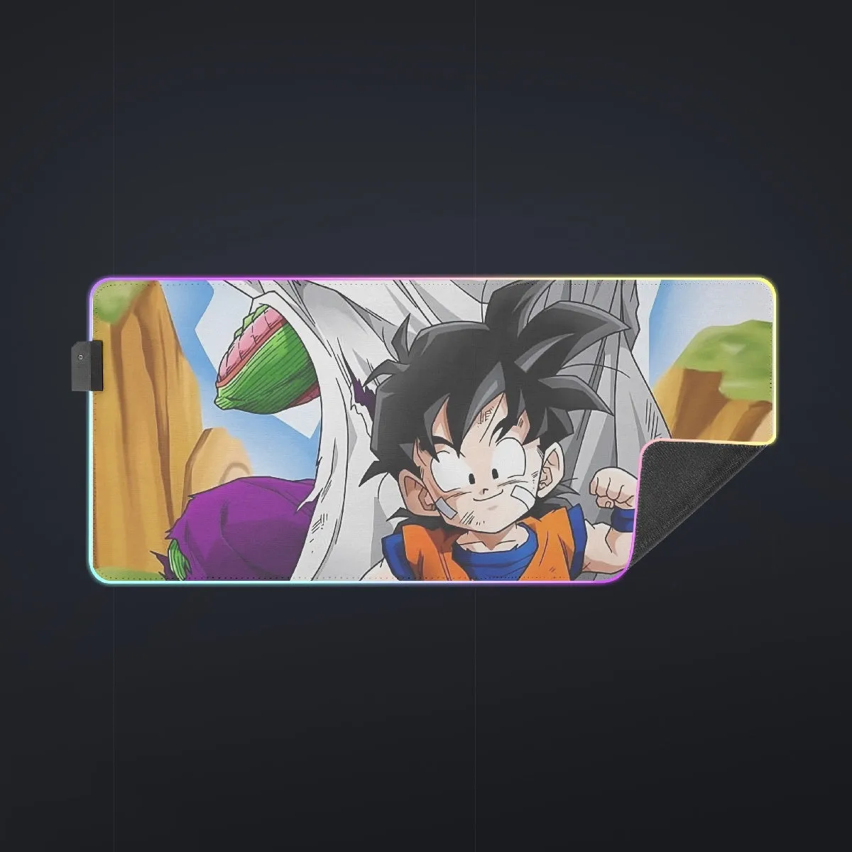 Dragon Ball Amazing Master Piccolo Train Strong Kid Gohan  cool  LED  Mouse Pad