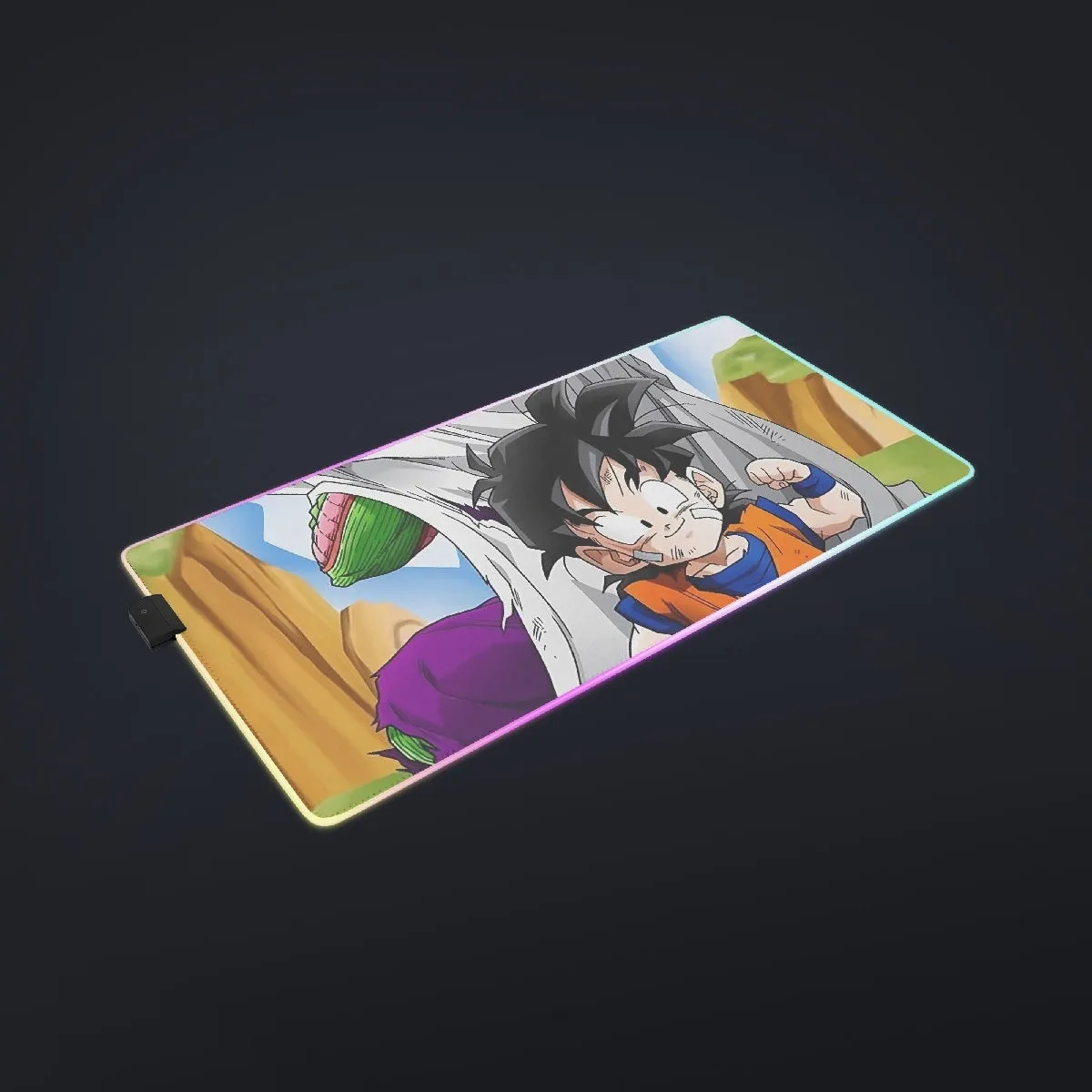 Dragon Ball Amazing Master Piccolo Train Strong Kid Gohan  cool  LED  Mouse Pad