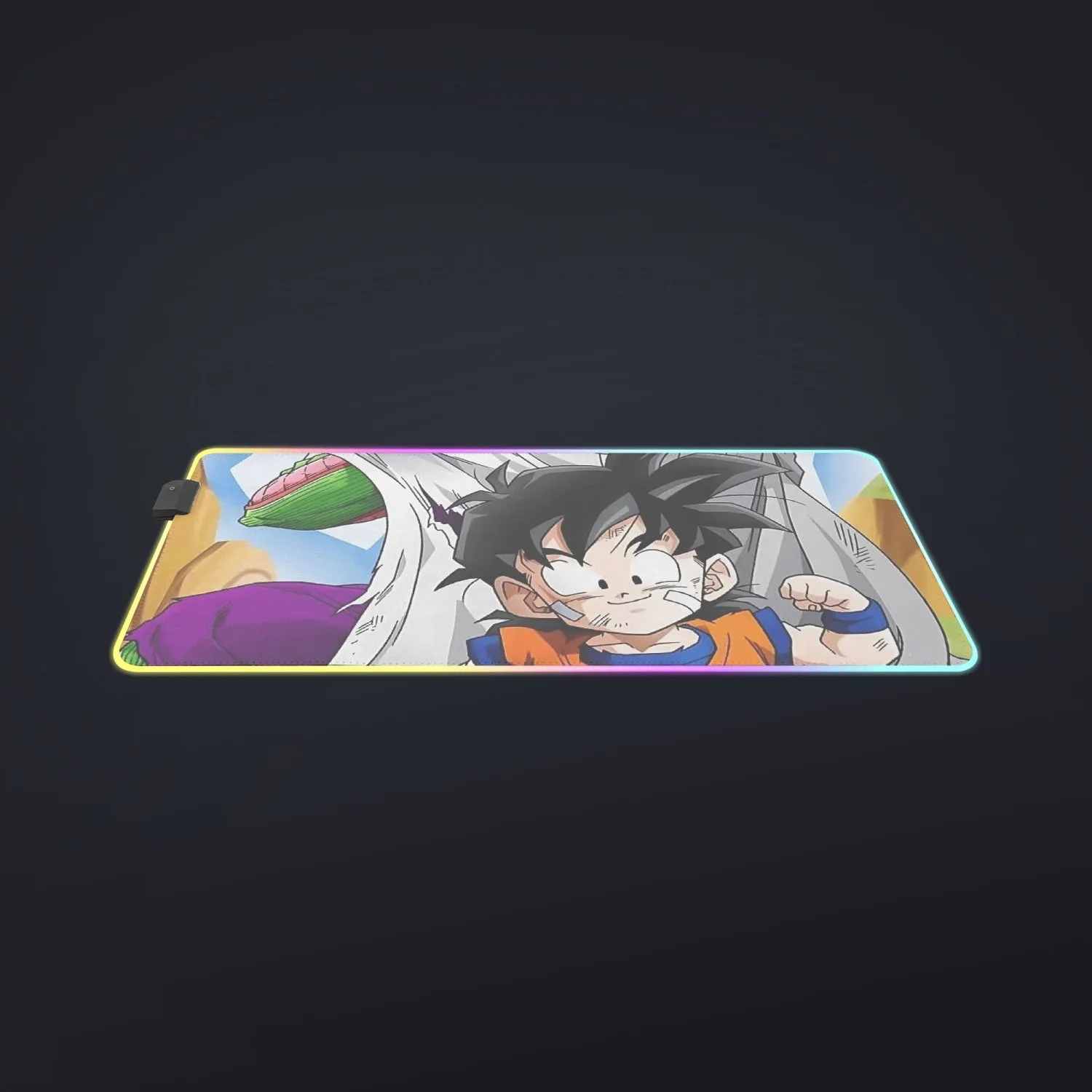 Dragon Ball Amazing Master Piccolo Train Strong Kid Gohan  cool  LED  Mouse Pad