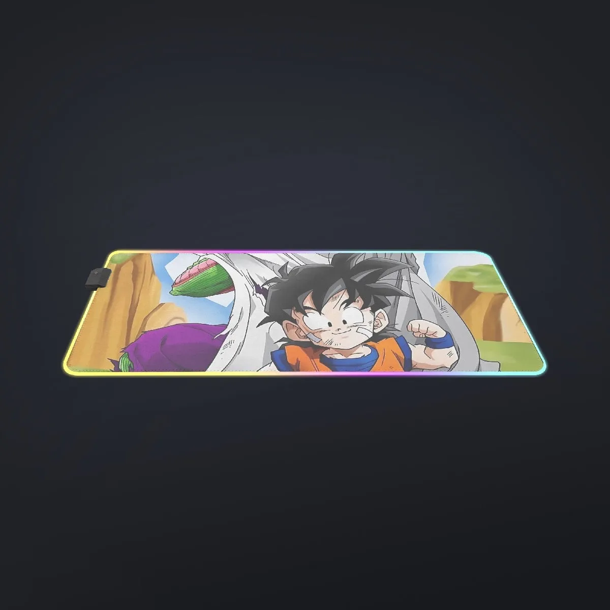 Dragon Ball Amazing Master Piccolo Train Strong Kid Gohan  cool  LED  Mouse Pad