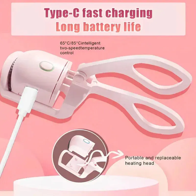 Electric Thermal Eyelash Curler USB Charging