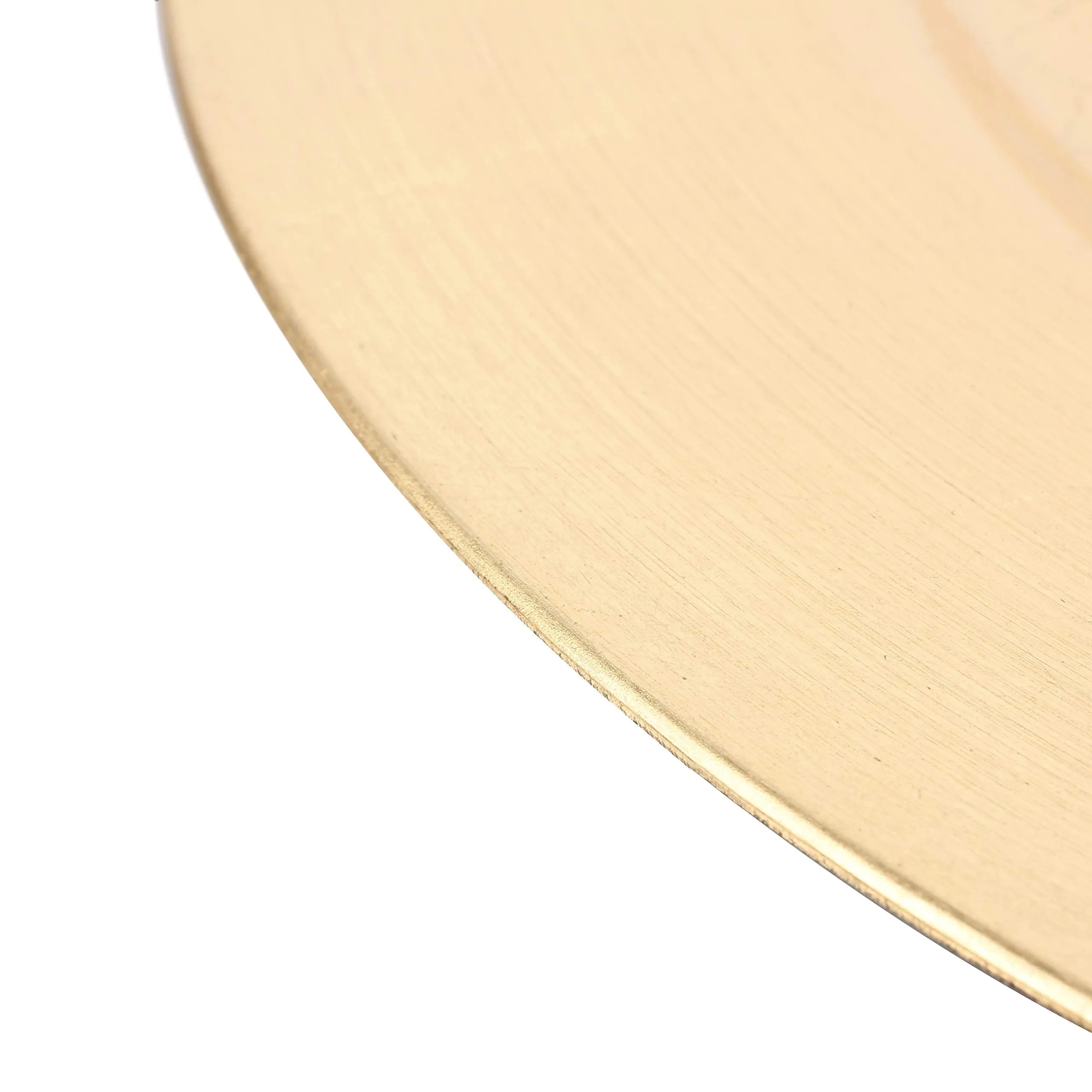 Elegant 13 Inch Gold Plastic Charger Plate Set Pack of 12