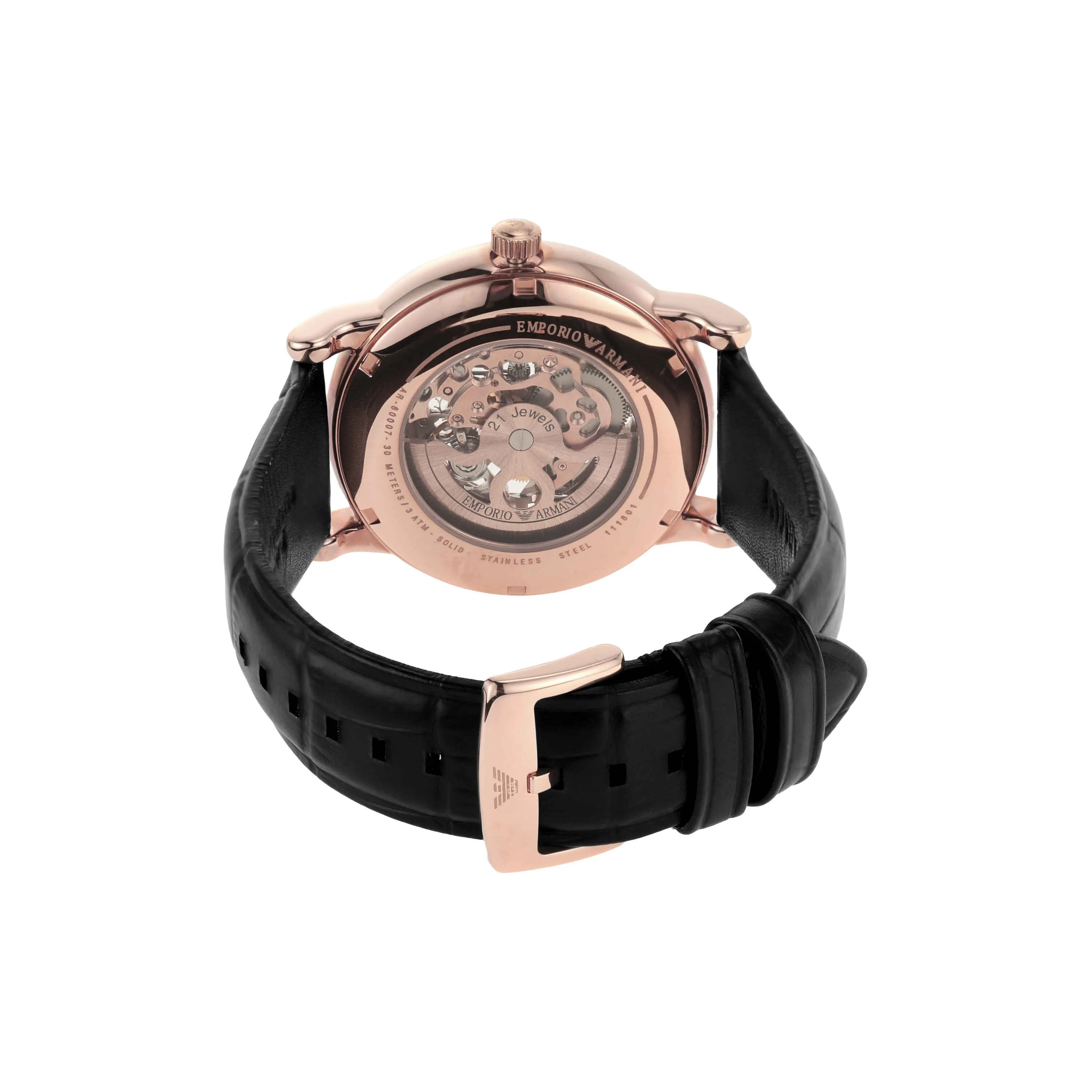 Emporio Armani Black Analogue Watch AR60007