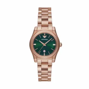 Emporio Armani Rose Gold Tone Analogue Watch AR11639